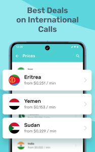 اسکرین شات 1 برنامه Yolla: International Calling