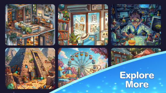 اسکرین شات 7 بازی Find Hidden Objects - Spot It!