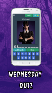 اسکرین شات 1 بازی Wednesday Quiz