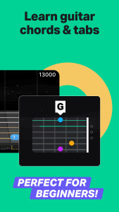 اسکرین شات 2 برنامه Yousician: Learn & Play Guitar