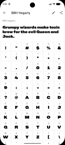 اسکرین شات 3 برنامه Fontasy - Google Fonts Browser