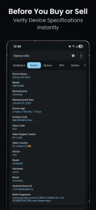 اسکرین شات 3 برنامه Device Info: System & CPU Info