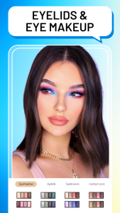 اسکرین شات 3 برنامه YuFace: Makeup Cam, Face App