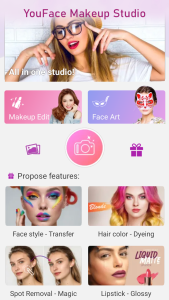 اسکرین شات 1 برنامه YouFace Makeup - Beauty Editor