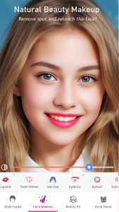 اسکرین شات 2 برنامه YouFace Makeup - Beauty Editor