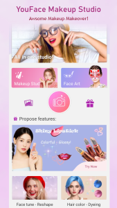 اسکرین شات 1 برنامه YouFace Makeup Studio