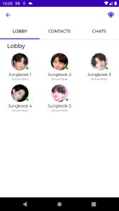 اسکرین شات 3 برنامه Jeon Jungkook Fake Video Call