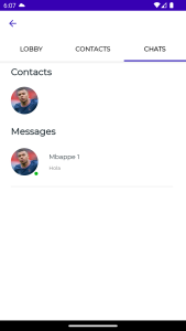 اسکرین شات 5 برنامه Mbappe Fake Video Call