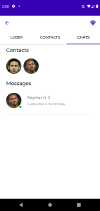 اسکرین شات 5 برنامه Neymar Fake Chat & Video Call