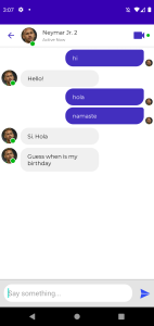 اسکرین شات 6 برنامه Neymar Fake Chat & Video Call