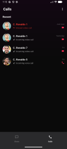 اسکرین شات 8 برنامه Ronaldo Fake Chat & Video Call