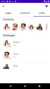اسکرین شات 6 برنامه Twice - Fake Chat & Video Call
