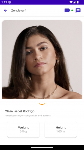 اسکرین شات 7 برنامه Zendaya Fake Chat & Video Call