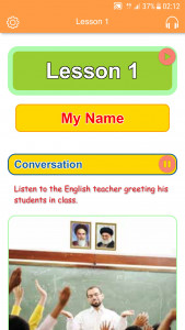 اسکرین شات 3 برنامه انگلیسی ۱ (زبان هفتم)