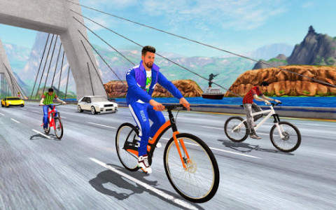 اسکرین شات 1 بازی Real Bike Cycle Racing 3D: BMX Bicycle Rider Games