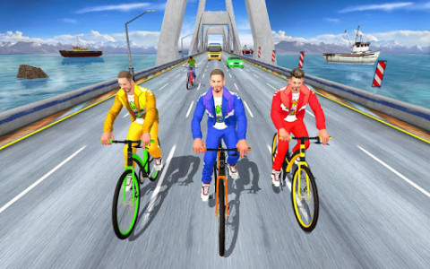 اسکرین شات 4 بازی Real Bike Cycle Racing 3D: BMX Bicycle Rider Games