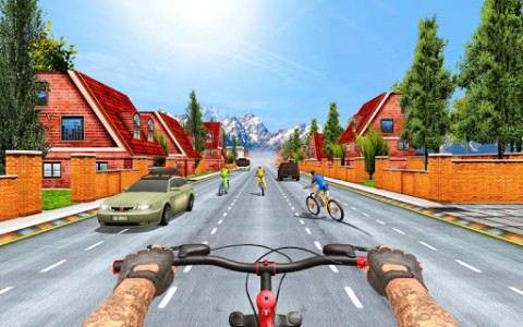 اسکرین شات 5 بازی Real Bike Cycle Racing 3D: BMX Bicycle Rider Games