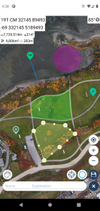 اسکرین شات 1 برنامه Hawk Map GPS-GIS