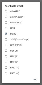 اسکرین شات 6 برنامه Mgrs & Utm Map: Tactical GPS