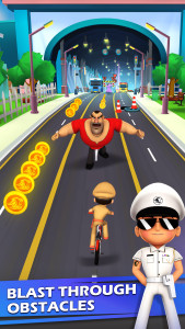 اسکرین شات 3 بازی Little Singham BMX Racing