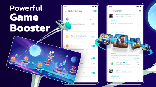 اسکرین شات 1 برنامه Gaming Mode - Game Booster PRO
