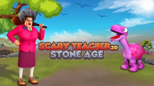 اسکرین شات 6 بازی Scary Teacher Stone Age