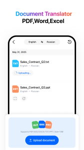 اسکرین شات 3 برنامه Hi Translate - Chat translator