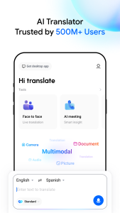 اسکرین شات 1 برنامه Hi Translate - مترجم چت