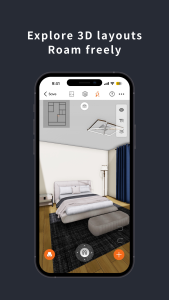 اسکرین شات 5 برنامه JoyPlan-Quick House Design 3D