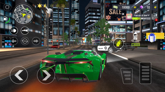 اسکرین شات 2 بازی Real Car Driving Night City