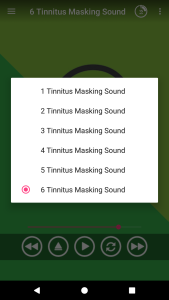 اسکرین شات 6 برنامه Tinnitus relief. Sound therapy