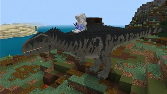 اسکرین شات 3 برنامه Dinosaur mods for Minecraft PE