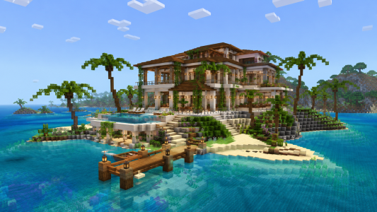 اسکرین شات 2 برنامه Mansions for Minecraft PE