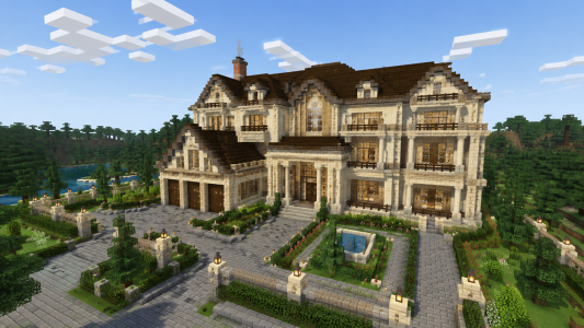 اسکرین شات 1 برنامه Mansions for Minecraft PE