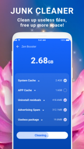 اسکرین شات 1 برنامه Zen Booster - Cache Cleaner