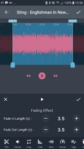 اسکرین شات 2 برنامه AndroSound Audio Editor