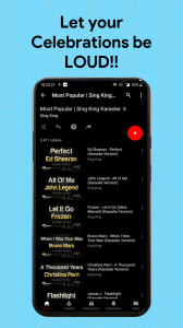 اسکرین شات 6 برنامه Live Mic Karaoke No Lag Ampify