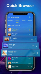 اسکرین شات 2 برنامه پخش کننده موسیقی - موزیک پلیر