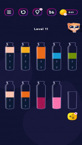 اسکرین شات 4 بازی پازل مرتب سازی آب رنگ ها | نسخه مود شده