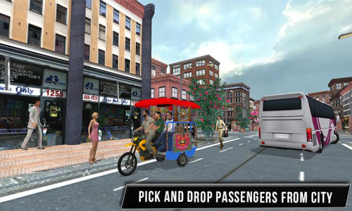 اسکرین شات 4 بازی City Tuk Tuk Chingchi Drive 3D