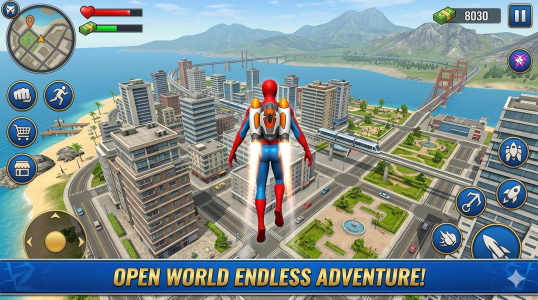 اسکرین شات 4 بازی Spider Miami Gangster Hero Man