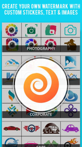 اسکرین شات 2 برنامه Video Watermark - Create & Add
