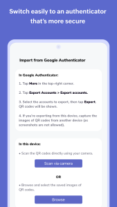 اسکرین شات 5 برنامه Authenticator App - OneAuth