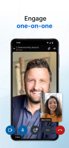 اسکرین شات 2 برنامه Zoho Meeting - Meet Virtually