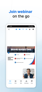 اسکرین شات 7 برنامه Zoho Meeting - Meet Virtually