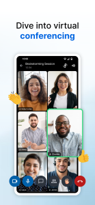اسکرین شات 1 برنامه Zoho Meeting - Meet Virtually