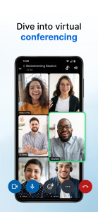 اسکرین شات 1 برنامه Zoho Meeting - Meet Virtually
