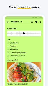 اسکرین شات 2 برنامه Notebook – Notes, Tasks, Lists