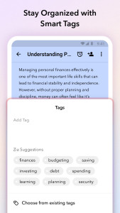 اسکرین شات 4 برنامه Notebook - Note taking & AI