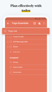 اسکرین شات 3 برنامه Notebook – Notes, Tasks, Lists